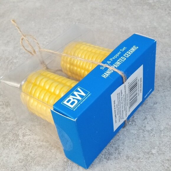 🍒 BW Corn on Cob S&P Shakers - Picture 2 of 3
